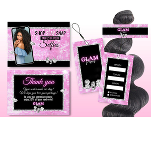 <span class=keywords><strong>Etichette</strong></span> <span class=keywords><strong>Adesive</strong></span> Personalizzate con Logo per Packaging di Extension per Capelli, Lunghezza in Pollici, Cura dei Capelli, Salone - Product Image 3