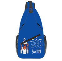 Nueva Bolsa de Mensajero Personalizada ZPB Zeta Phi Beta Sisters Sorority, Diseño de Moda con Alfabeto Griego, Unisex, para Viajes al Aire Libre