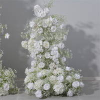 LEXI Rose artificielle blanche faite à la main en soie / Centre de table mixte, chemin de table, décoration de mariage, Saint-Valentin, personnalisable