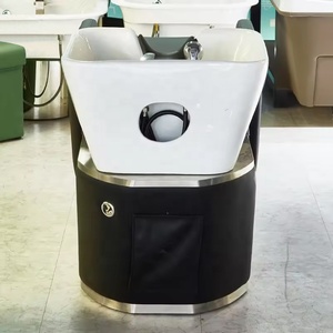Fauteuil de lavage de cheveux en céramique inclinable, <span class=keywords><strong>vintage</strong></span>, portable, prix des meubles de salon d'<span class=keywords><strong>occasion</strong></span>, bac, chaise de shampooing pour enfants - Product Image 4