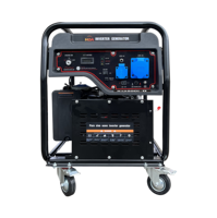 Onduleur générateur double tension 3 phases 10kw 11KW 12KW source alternateur Hilda grande puissance numérique électrique essence