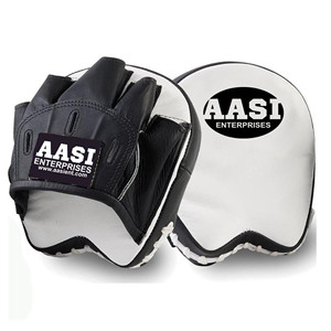Mitaines de poinçonnage en cuir pour boxe, coussinets à main, parfaits pour le karaté Muay Thai, anneau de tir, art martiaux du Dojo, - Product Image 1