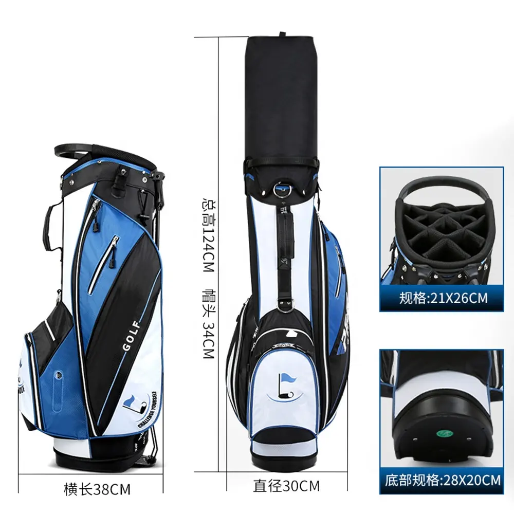 Stand golf bag golf stand saco de golfe saco de transporte à prova d' água
