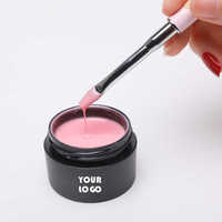 Créez votre propre marque UV LED Nail Extension Soak off Easy Operation Builder Nail Gel Sculpture Gel