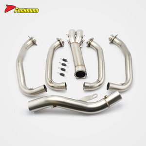 Tubo di <span class=keywords><strong>Scarico</strong></span> Anteriore-Medio in Acciaio Inox da 60mm per KAWASAKI ZX-6R 2003-2024, Compatibile con <span class=keywords><strong>Scarico</strong></span> Posteriore <span class=keywords><strong>Aftermarket</strong></span> OEM - Product Image 6