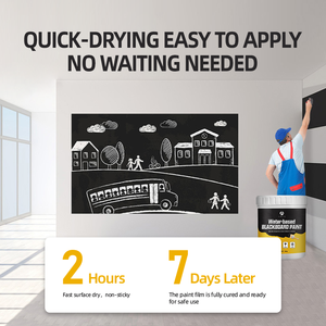 <span class=keywords><strong>Peinture</strong></span> magnétique noire pour tableau noir, revêtement flexible auto-adhésif pour écriture au <span class=keywords><strong>craie</strong></span> sur mur en classe - Product Image 5