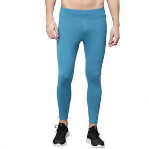 <b>Men</b> Polyester Sportswear Leggings <b>Compression</b> Dry Cool Sports <b>Tights</b> Pants Gym Workout Running Leggings Custom Logo Printed - Product Image 1