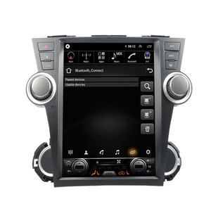 Pour Toyota <span class=keywords><strong>Highlander</strong></span> 2009-2013 Autoradio Appareil 2 Double Din Quad Octa-Core Android Stéréo de Voiture GPS Navigation Carplay - Product Image 2