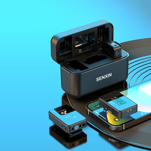 SX62 High-End 2.4G Wireless Lavalier Microphone RGB Lighting Type-C Noise Reduction for Function for On-Site Video - Product Image 4