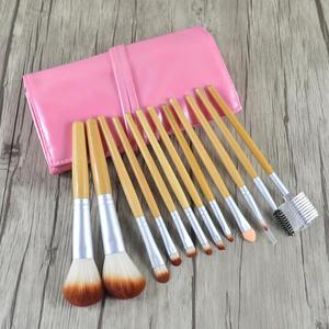Ensemble complet d'outils, 12 pièces, manche en or rose, pinceaux <span class=keywords><strong>de</strong></span> maquillage personnalisables en gros - Product Image 3