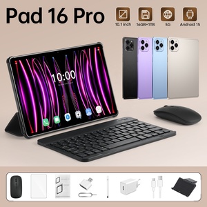 Nouvelle tablette YPORANGE <span class=keywords><strong>10</strong></span>,1 pouces Android 15.0 Pad 16 Pro 4G Double SIM Caméra 16+32MP Deca Core WiFi 5G GPS Professionnelle Métal 10000mAh - Product Image 1