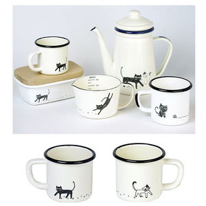 Logo personnalisé 12oz tasse à café émail tasses personnalisées pour le camping et les voyages - Product Image 2