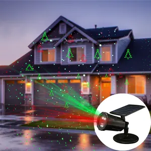 KSWING Solar Outdoor Garden Laser Party Light Christmas Pattern Moving Night Light Projector Garden Light