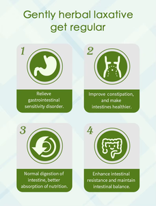 Té de Hierbas Orgánico para la Salud Intestinal, Fórmula Natural Suave para la Regularidad, 20 Bolsitas de Té de 2.5g Cada Una, Marca OEM - Product Image 3