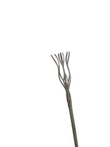 Стальной трос 1*7-2.1/2.<span class=keywords><strong>4</strong></span> из оцинкованной углеродистой стали, 2.1мм/2.<span class=keywords><strong>4</strong></span>мм, стандарт AISI, холоднокатаная сталь для резки и гибки - Product Image 2