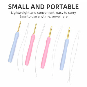 3.5mm 5mm broderie poinçon aiguille stylo outil feutrage enfileur aiguille pour bricolage à la main Art artisanat couture Applique embellissement - Product Image 4