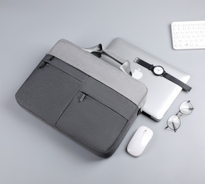 Sleeve Handle Polyester Handbag Style Waterproof Lightweight Protective Shoulder New Business <b>Backpack</b> <b>Laptop</b> Bag - Product Image 1