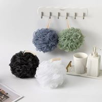 Éponge de bain XXL 100g en loofah, exfoliante, en maille, pour femmes et hommes