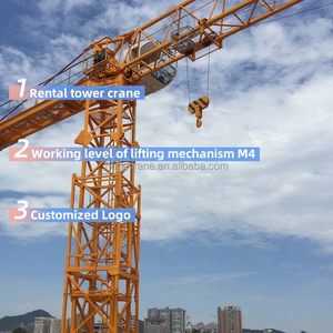 Brand-new and Low-priced <b>Tower</b> <b>Crane</b> with a Lifting Capacity of 8 Tons and an Arm Length of 60 Meters - Product Image 4