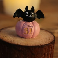 Ornamen Resin Halloween Figur Burung Hantu Kelelawar Labu Hantu Lucu 31 Oktober Cetakan Hadiah Pesta Dekorasi Meja Rumah