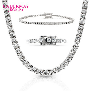 S925 Silver Moissanite Tennis Bracelet 3mm Channel Setting Everyday Wear Hip Hop Style Jewelry for Men Women - Product Image 4