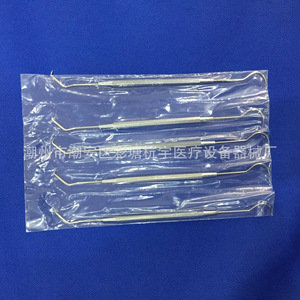 Sonda Dental de Acero Inoxidable Hy-026 de 5 mm con Empuñadura Moleteada, Herramienta Manual de Examen Oral para Hospitales y Clínicas - Product Image 3