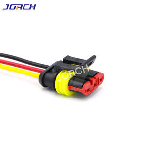 AMP1.5 serie 282087-1/282105-1-3 pin forma arnés de cableado de automoción hembra personalizado-impermeable arnés de alambre - Product Image 2