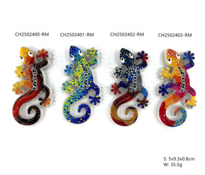 Logotipo personalizado, recuerdo turístico, lagarto de resina, forma de imán para refrigerador, estilo para uso doméstico, Escena de España y <span class=keywords><strong>Mallorca</strong></span> - Product Image 2