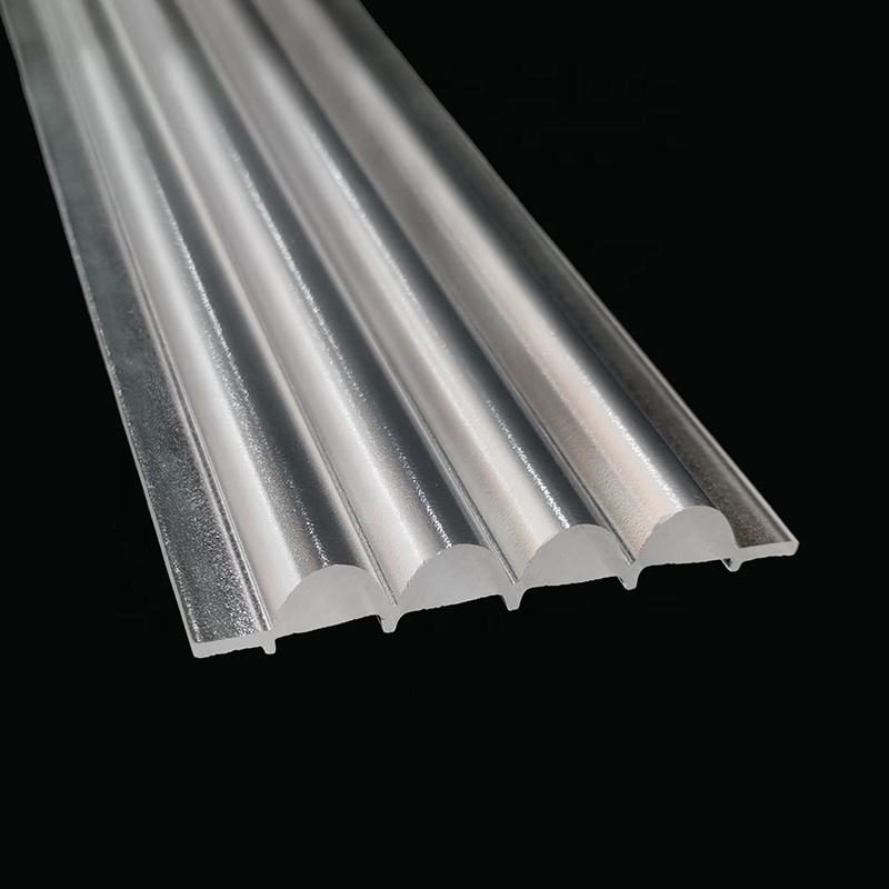 High Transparency PMMA Material Linear Lens for Industrial Lighting