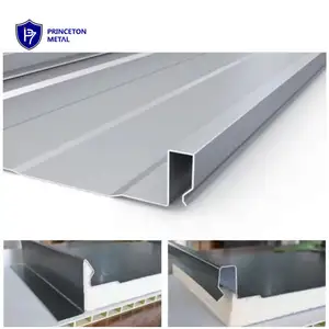 Toiture en aluminium ondulée de joint de toit debout résidentiel en métal pour le projet de l'Australie