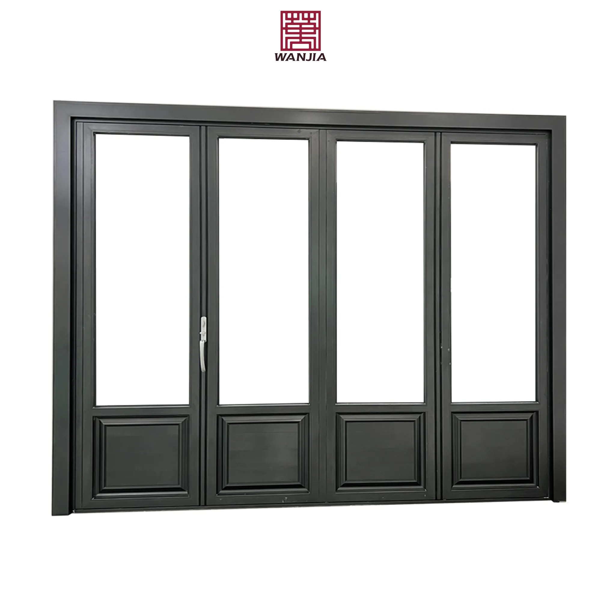 Latest Design Concessions Exterior Aluminum Door Glass Folding Door Aluminum Plate Heavy Duty Accordion Door