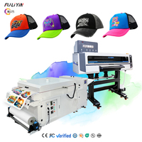Machine d'impression à jet d'encre 3 têtes 9 couleurs Dtf I3200 24 pouces avec machine à secouer la poudre 60cm Imprimantes à transfert de T-shirt Dtf
