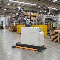Machine de palettisation industrielle automatique pour l'entreposage, le chargement et l'emballage des cartons, sacs et boîtes sur les lignes de production