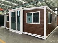 Maison préfabriquée durable en conteneur avec structure en acier, maison modulaire moderne pour Airbnb