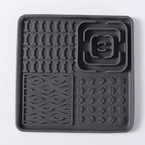 Tapis de léchage pour animaux de compagnie, pour beurre, yaourt, cacahuètes, aliments congelés, bol distributeur lent pour chien, tapis d'alimentation pour grands chiots - Product Image 2