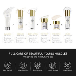 OEM/ODM personalizado blanqueamiento cuidado de la piel conjunto brillo hidratante limpiador cara crema ojos crema esencia tóner <span class=keywords><strong>serie</strong></span> conjunto - Product Image 4