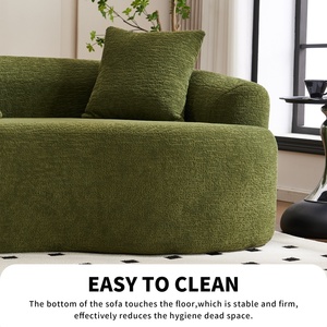 Sofá Seccional Modular Minimalista Nórdico Italiano con Relleno <span class=keywords><strong>de</strong></span> Esponja, Mueble Creativo para Sala <span class=keywords><strong>de</strong></span> Estar, 4 Plazas, para Apartamento - Product Image 5