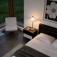 Lampe de table Aisilan Yulan Atmosphere pour salon, chambre à coucher, coin canapé, chevet, lampe de table en verre nordique