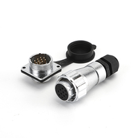 JianCha TP24 Micro Jack Câble Circulaire Aviation Connecteur 2/3/4/5/6/7/8/10/12 Broches Inline Plug Socket Câble Connecteur
