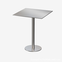 Chaises de table à manger en acier inoxydable de style industriel personnalisé pour restaurant