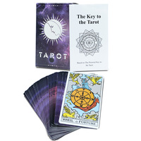 Caja de Cartas del Tarot Personalizada en Papel Artístico, Tamaño y Color Personalizados, Impresión Digital, Estampado en Oro, Guía de Impresión del Tarot del Futuro Incluida