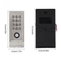Serrure de casier électronique de haute sécurité pour salle de sport, en acier inoxydable SS304 poli, numérique, intelligente, RFID, sans clé, avec code, carte-clé et aimant