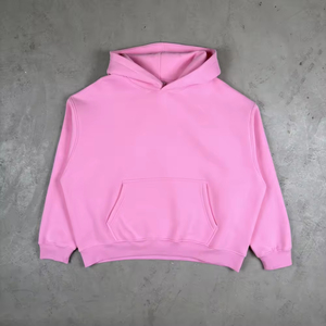 Top Quality Heavyweight Y2K Streetwear 100% Cotton Oversized Puff Printing <b>Men's</b> Hoodies Sweatshirts - Product Image 1