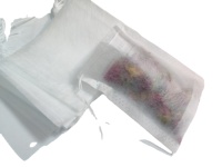 Papier filtre à thé écologique biodégradable compostable en amidon de maïs 8*10cm, sachet à thé biodégradable, emballage de thé biodégradable