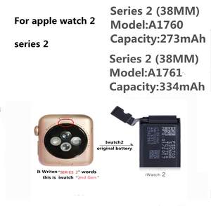 Şarj edilebilir li-polymer batarya piller Apple İzle serisi 2 için 42mm 38mm A1760 A1761 piller - Product Image 5