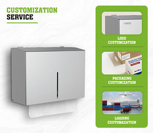 Dispensador de Toallas de Papel Automático de Acero Inoxidable Moderno FANDA, Ecológico, para Montar en la Pared, para Oficinas - Product Image 5