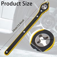 Clé à cliquet pour cric de voiture à économie de main-d 'œuvre automatique pour cric à ciseaux Clé à cric à ciseaux en métal