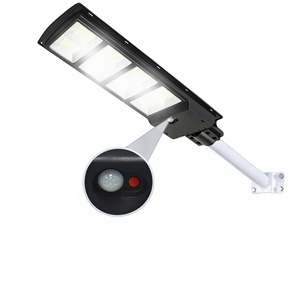 Nuovo Lampione Stradale a LED <span class=keywords><strong>Solare</strong></span> 2026 per Esterni, Impermeabile IP55 con Sensore di Movimento, Telecomando e Controllo Timer - Product Image 1