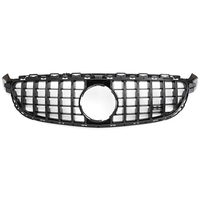 W205 C63 GTR GT Kit de carrosserie Calandre de voitures Noir/Argent Grille de pare-chocs avant pour Benz Classe C 2015-IN Accessoires de voiture Chine
