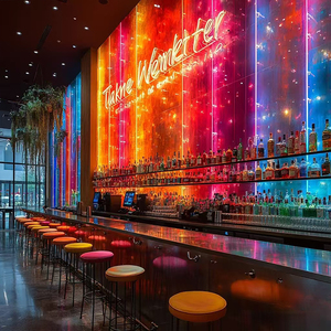 Irrompible 100%, letrero de neón personalizado, tubo de luz LED para oficina y <span class=keywords><strong>Pub</strong></span>, Bar, decoración de pared para hospitales, diseñado para iluminación - Product Image 3